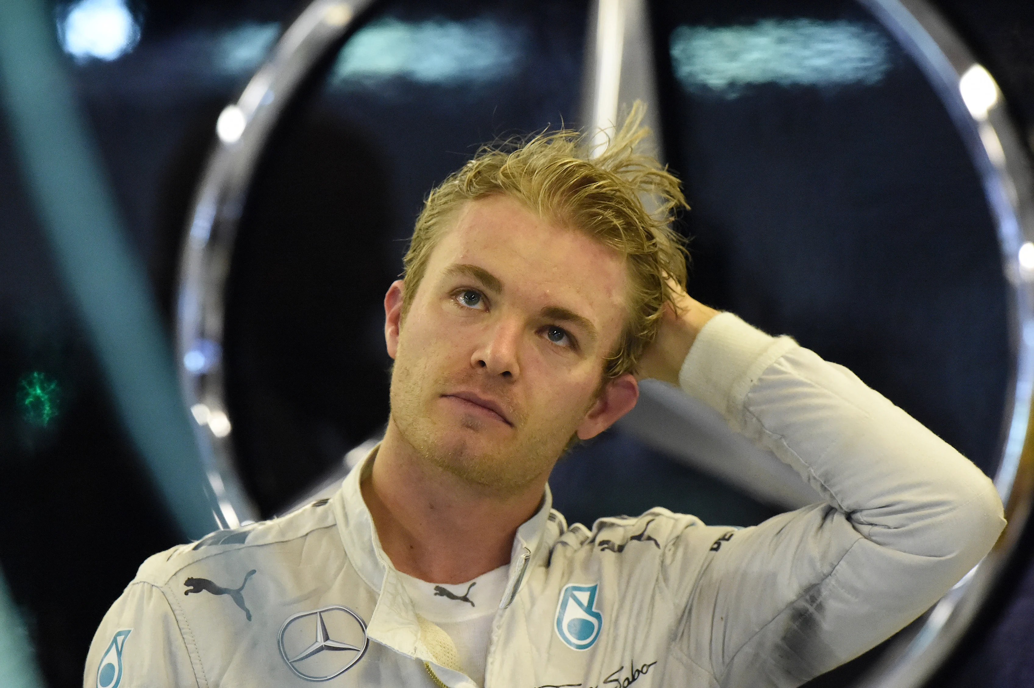 スポーツ選手 Nico Rosberg 2017 Mercedes Used Gloves Nico Rosberg 2017 Mercedes Used Gloves